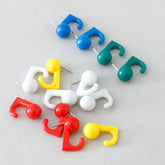 Kuber IndustriesSolid color Push Pins Tacks|Heavy-Duty Notice Board Pins|"50" (Multi)